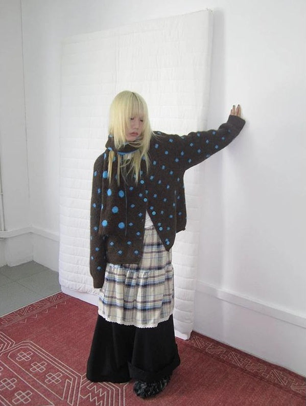 3months |  LOOSE KNITTED SWEATER JACKET【ID:TN00019】
