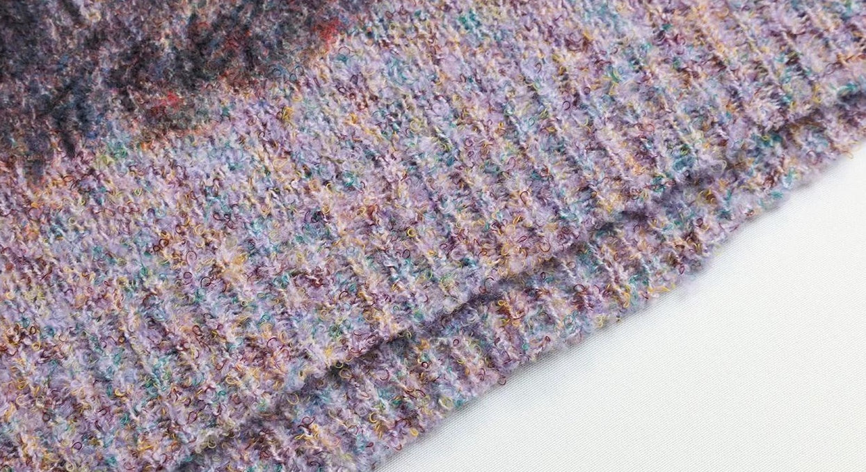 Girlyhalo |  RETRO PRINTED KNITTED SWEATER【ID:TN00008】