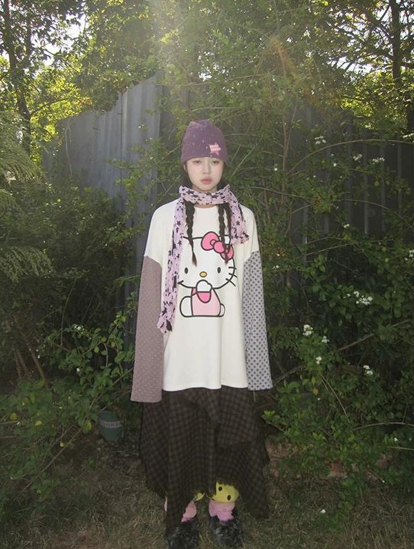 3months | KOREAN CARTOON PRINT LONG SLEEVE T-SHIRT【ID:TN00049】