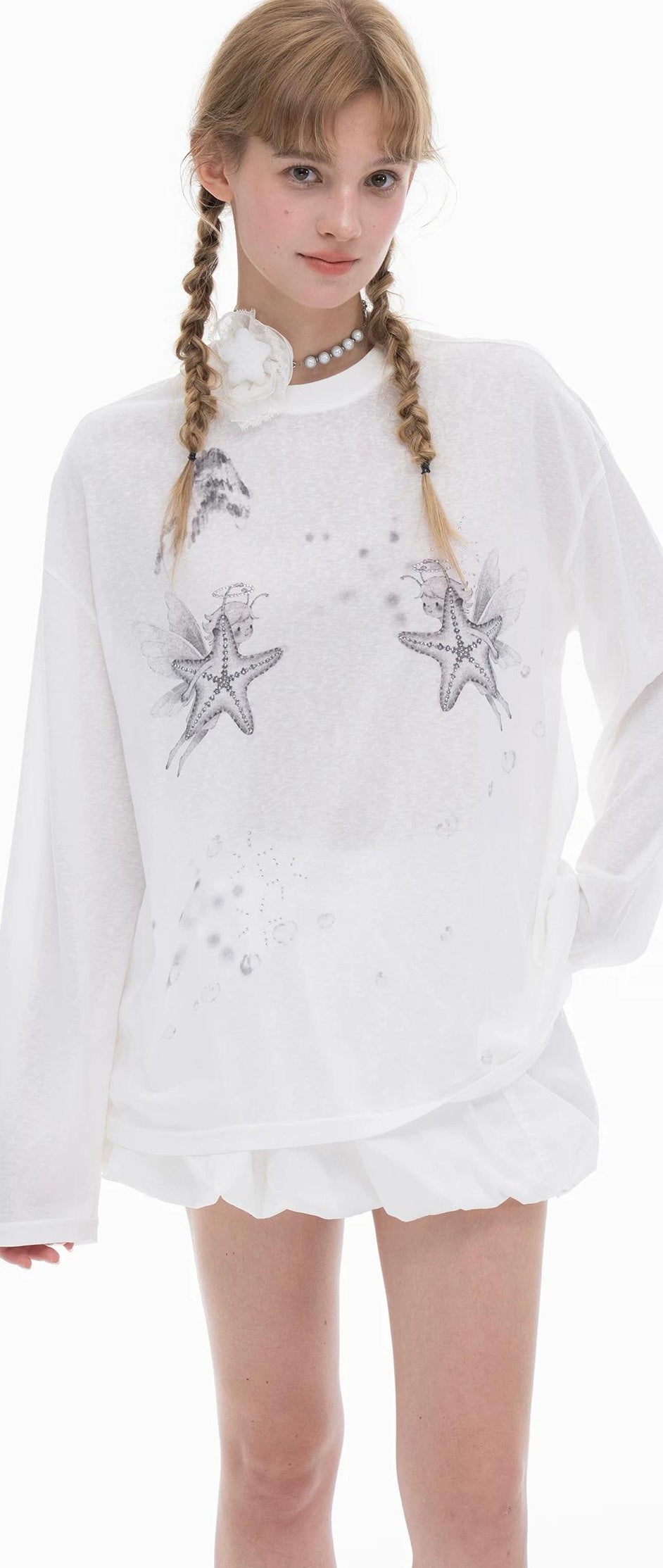 THELIGHT | SUNSCREEN LONG-SLEEVE T-SHIRT【ID:TN00111】