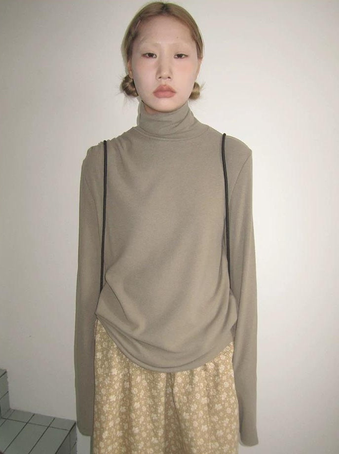 3months | CASUAL FLEECE HIGH NECK SWEATER【ID:TN00062】