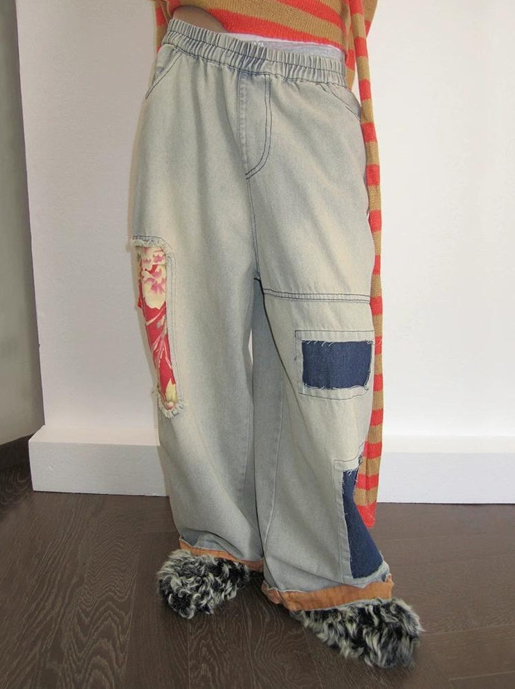 3months | VINTAGE WIDE LEG JEANS【ID:TN00055】