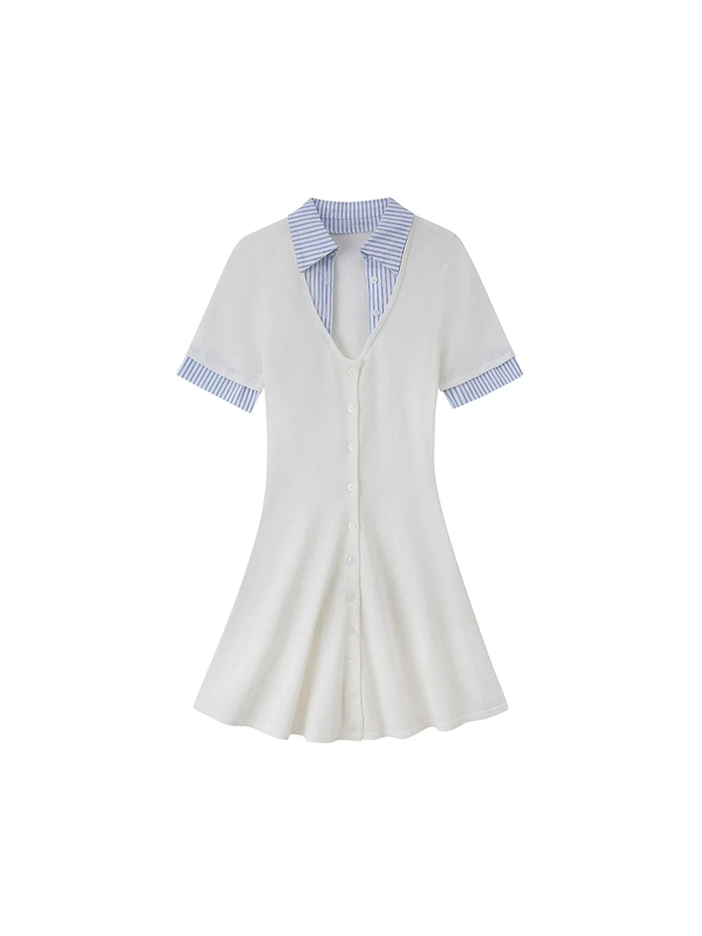 Summer Knit A-Line Sleeveless Dress