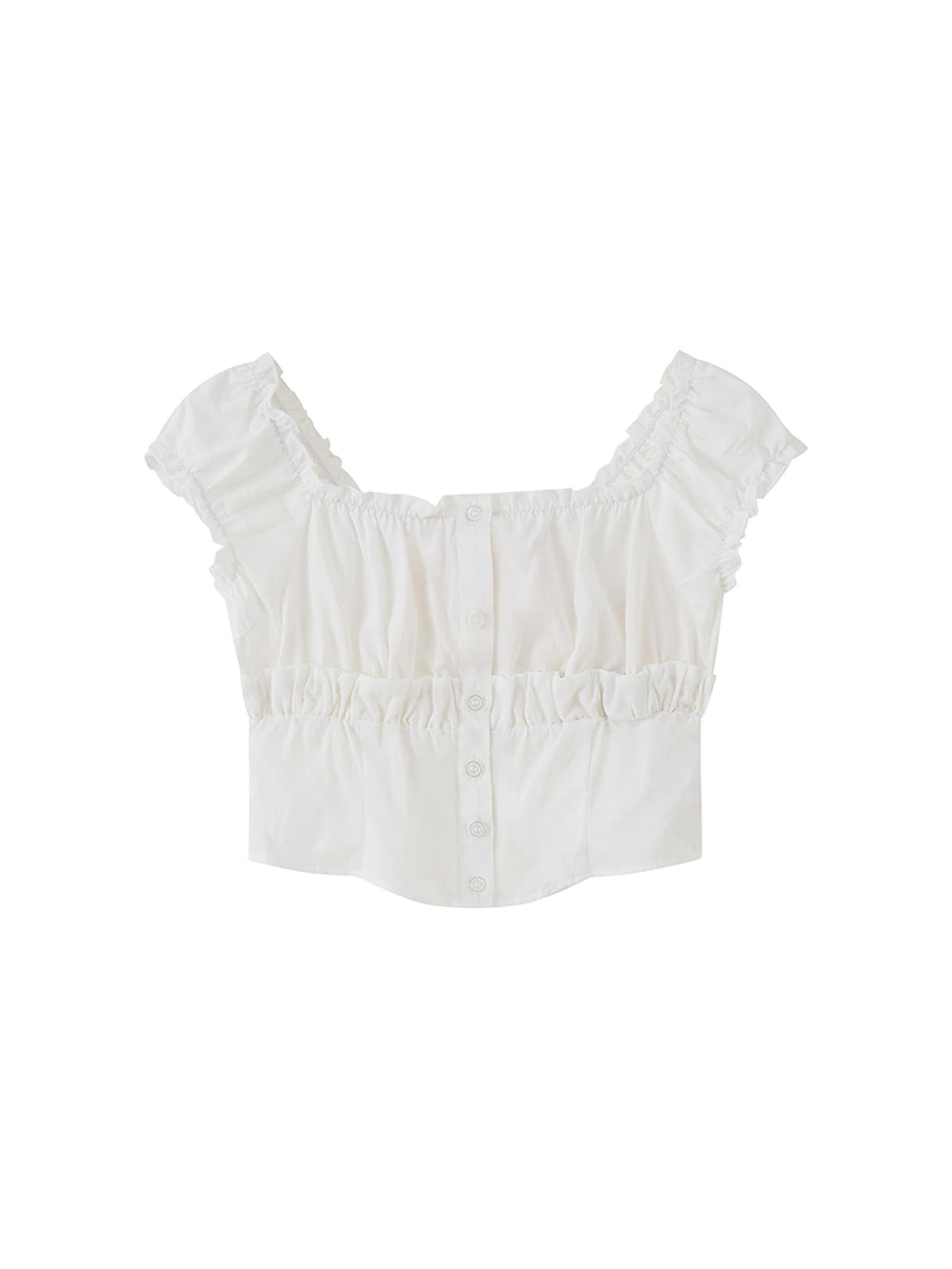 Summer Farmhouse Style High-Waist Shirt Vest Skirt Set