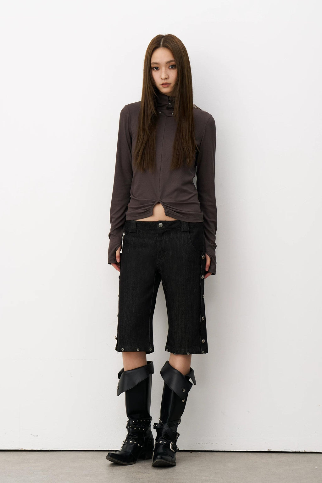 THELIGHT | LYCRA TENCEL PLUSH SHORTS【ID:TN00099】