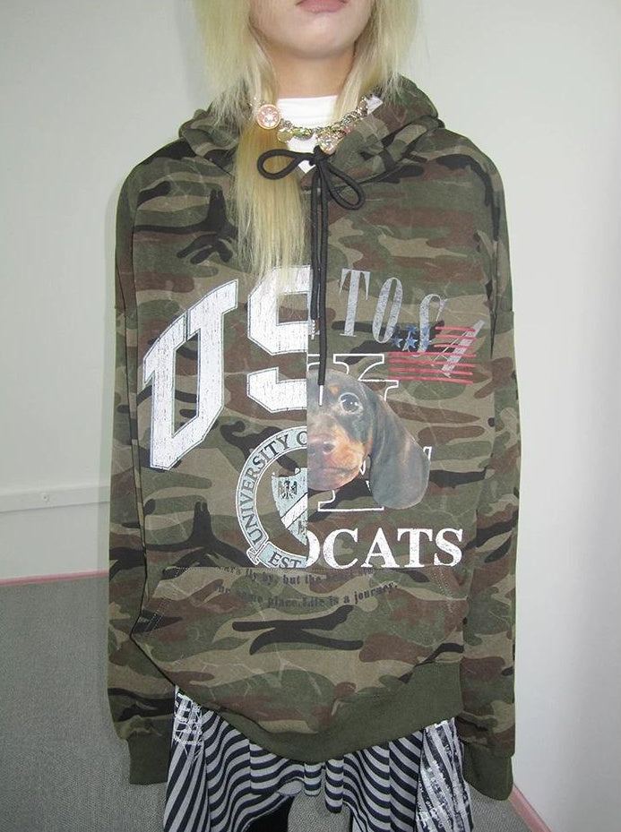 3months | CASUAL CAMOUFLAGE HOODED SWEATSHIRT【ID:TN00031】