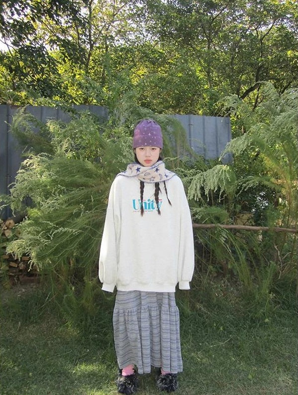 3months | LAZY CHIC LETTER SWEATER【ID:TN00035】
