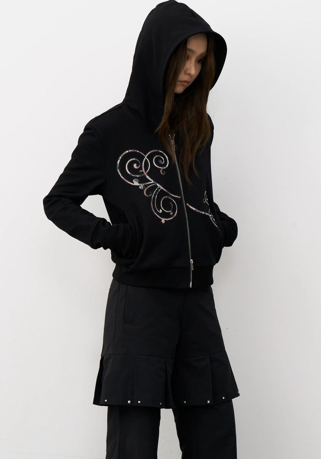 THELIGHT | RETRO HOODED CARDIGAN SWEATER【ID:TN00101】