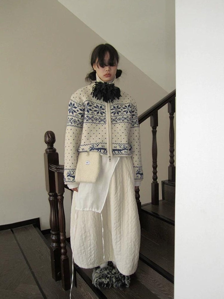3months |  HIGH WAIST COTTON A-LINE SKIRT【ID:TN00017】