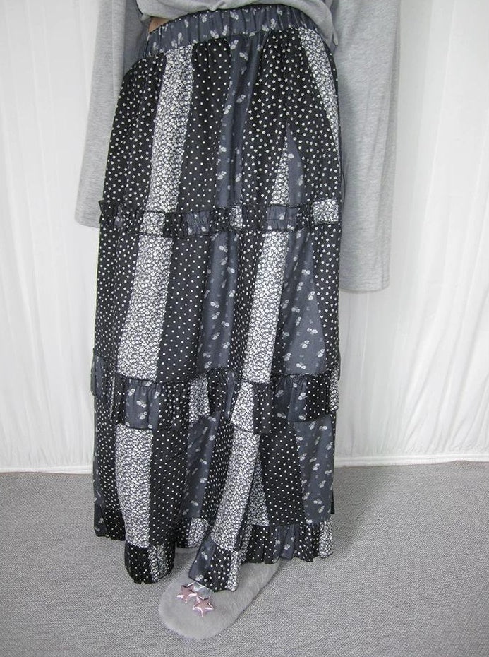 3months |  RETRO POLKA DOT A-LINE SKIRT【ID:TN00021】