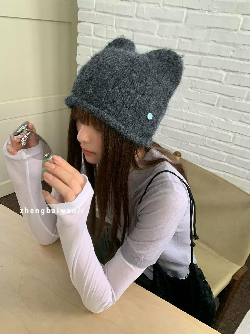 TRIA SELECT | FLUFFY CAT EARS WOOL CAP【ID:TN00085】