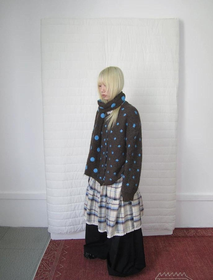 3months |  LOOSE KNITTED SWEATER JACKET【ID:TN00019】