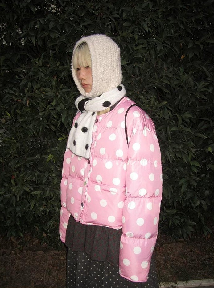 3months |  COLOR COLLISION POLKA DOT JACKET【ID:TN00024】