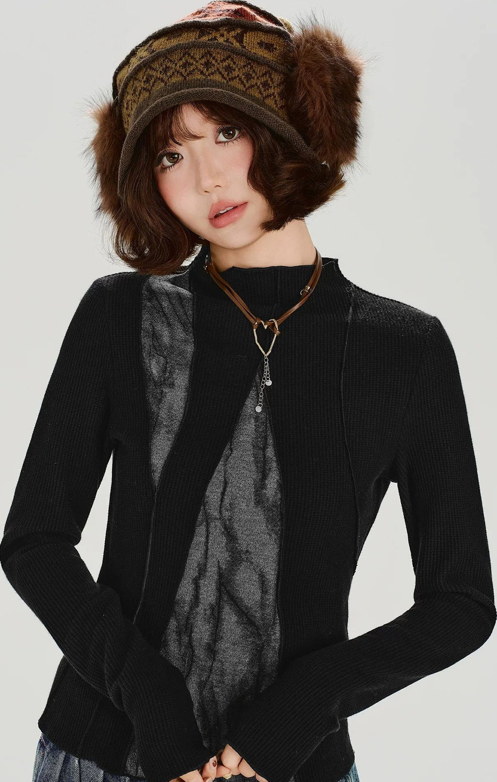 Girlyhalo |  RETRO SPICE GIRLS LONG SLEEVE TOP【ID:TN00013】