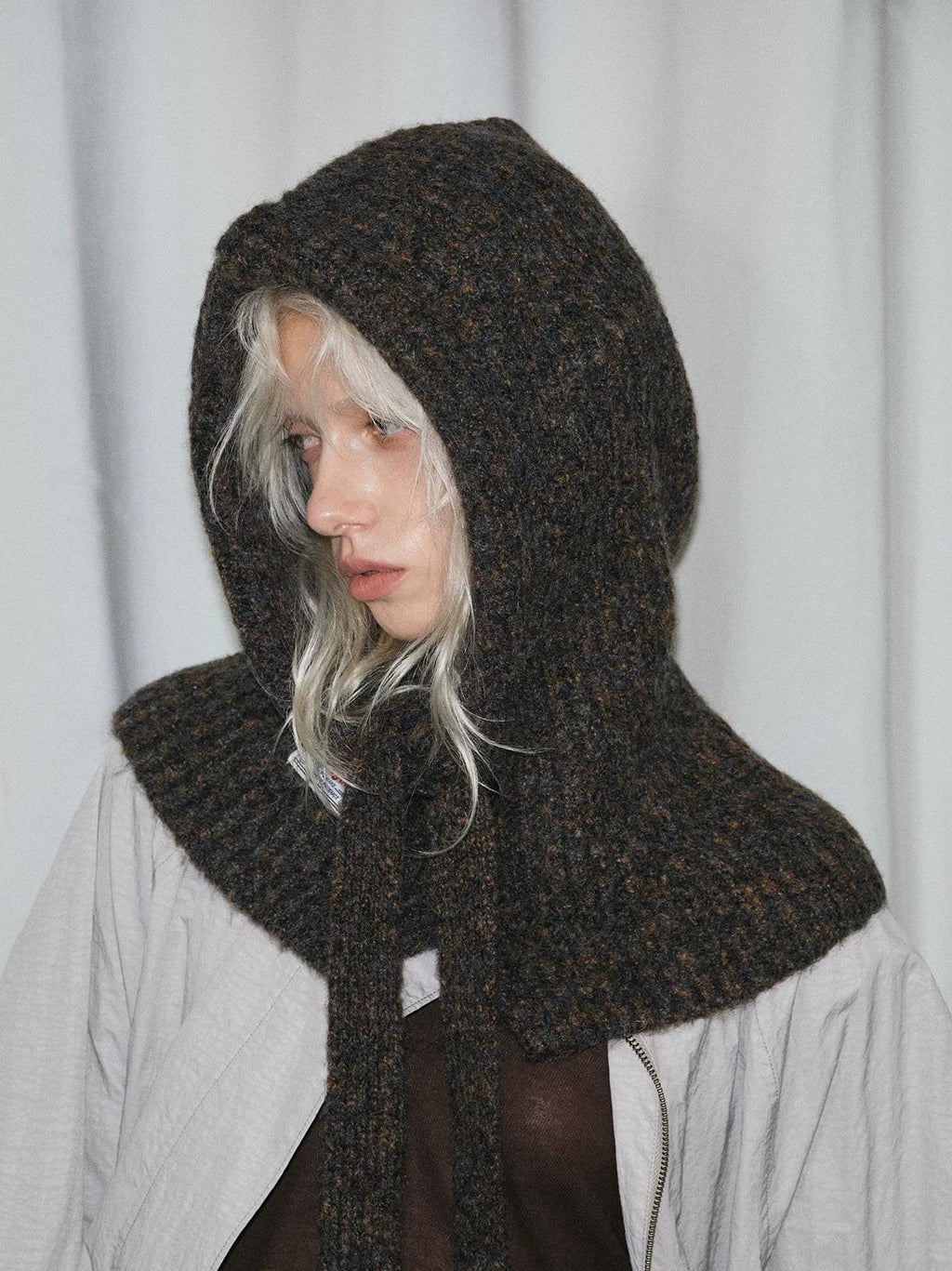 TRIA SELECT | WINTER KNIT BALACLAVA HAT【ID:TN00074】