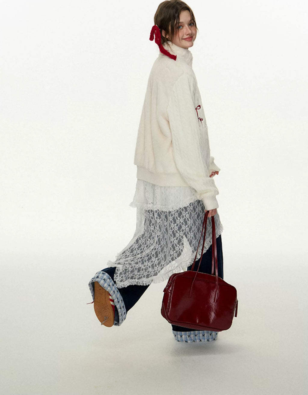 CyNi | COZY RABBIT HAIR CARDIGAN【ID:TN00097】