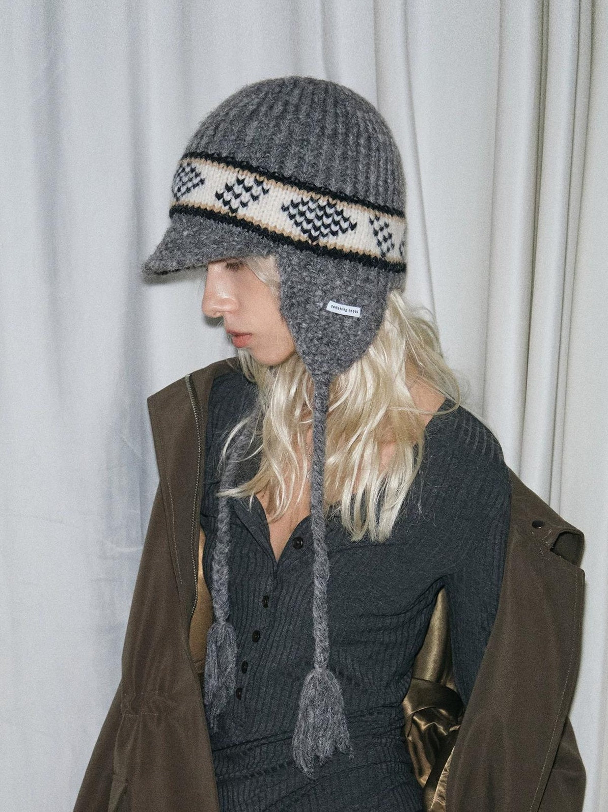 TRIA SELECT | WINTER FAIR ISLE WOOL CAP【ID:TN00073】