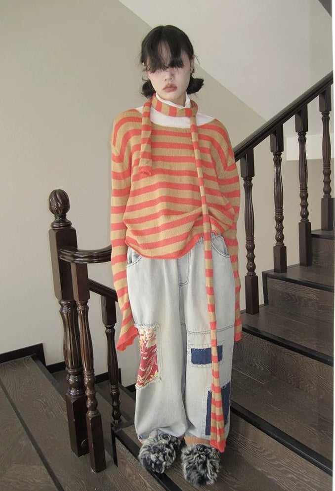 3months | VINTAGE WIDE LEG JEANS【ID:TN00055】