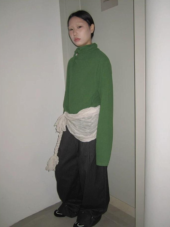 3months | HIGH NECK LOOSE T-SHIRT【ID:TN00059】