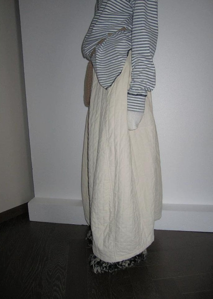 3months |  HIGH WAIST COTTON A-LINE SKIRT【ID:TN00017】