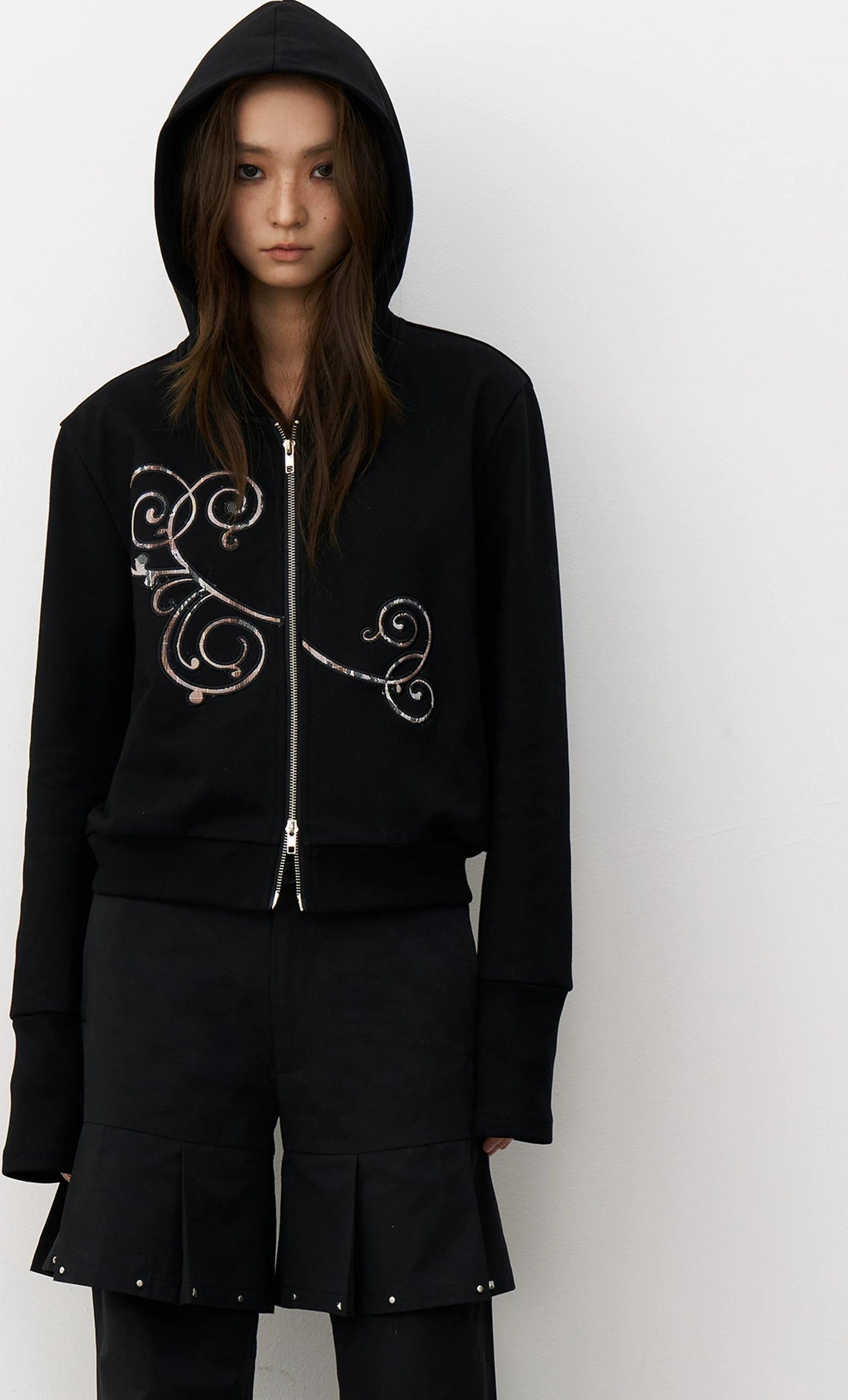 THELIGHT | RETRO HOODED CARDIGAN SWEATER【ID:TN00101】