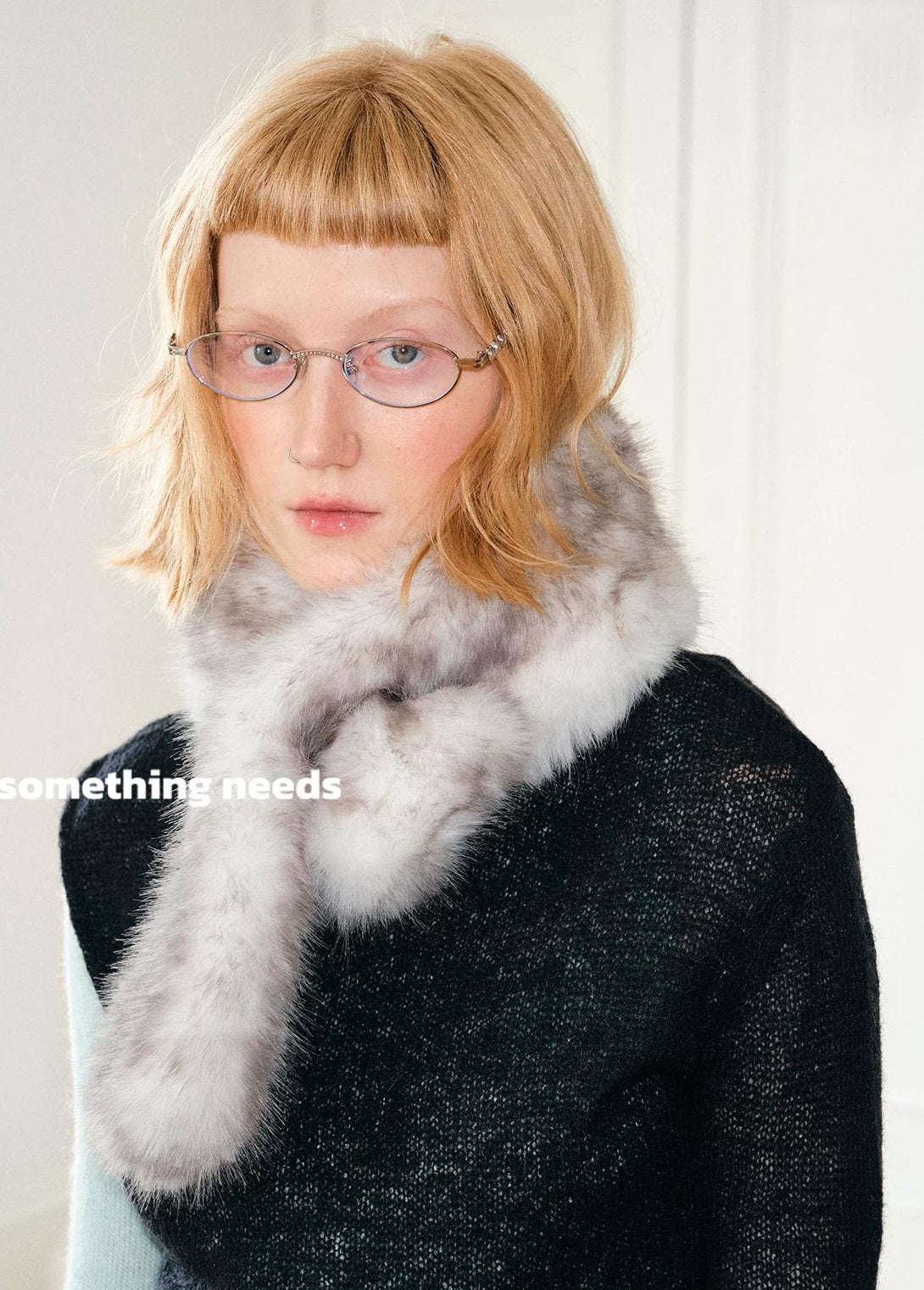 TRIA SELECT | TRENDY PLUSH SCARF WITH PATTERNS【ID:TN00078】