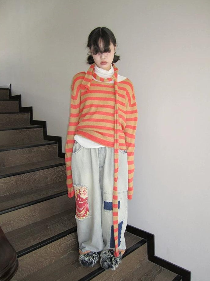 3months | VINTAGE WIDE LEG JEANS【ID:TN00055】