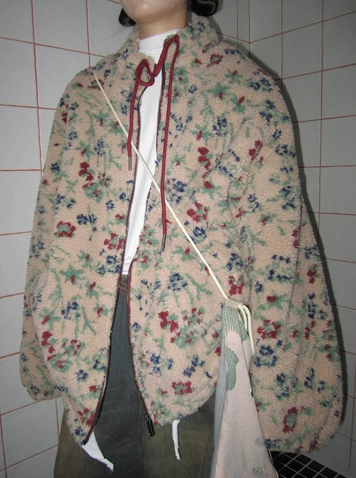 3months | RETRO PLUSH JACKET【ID:TN00050】